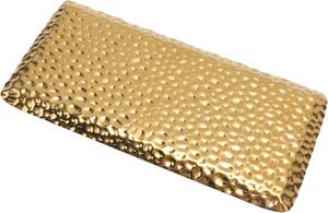 Plateau de service multifonctionnel en métal de luxe moderne et écologique, en acier inoxydable martelé, rectangulaire, pour salon, chambre, cuisine - Product Image 3