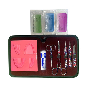 Surgical Dissecting <b>Suture</b> Practice <b>Kit</b> for Nursing Anatomy Biology Students Medical Medic Instrument Manual Stainless Steel - Product Image 1