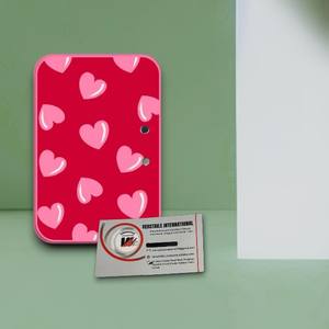 Placas Magnéticas Personalizadas de Acrílico Rosa con Forma de Corazón de Diamante para Extensiones de Pestañas, Herramientas de Belleza Ecológicas con Diseño Reutilizable - Product Image 6