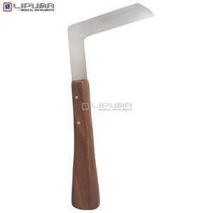 Cuchillo para Pezuñas LIPUMA EDGELINE Tipo L, Mango de Madera, para Cuidado Equino, Cuchillo de Recorte para Caballos y Vacas, Herramienta de Herrador - Product Image 3