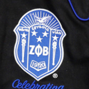 เสื้อแจ็คเก็ต Zeta Phi Beta Centennial Racing สีดำ ZPB ฉลองครบรอบ 100 ปี ปี 1920 2020 แบบกระดุมแป๊กสำหรับสตรี - Product Image 3