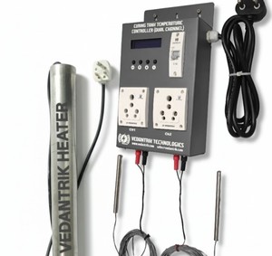 Controlador de tanque de curado de hormigón con configuraciones programables que cumplen con la normativa IS 516 y 27±2 ° Precisión de Temperatura en Grados Celsius - Product Image 1