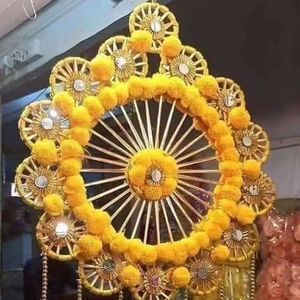 Lampe suspendue en forme de baril en cristal Homesake avec finition cuivre/or - Product Image 1