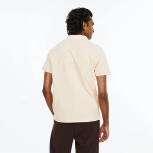 Polo Homme Personnalisable en Gros – Tissu Piqué Polyester/Coton Anti-Plis Respirant à Manches Courtes Boutonné Uni Effet Soie - Product Image 2