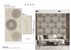 Azulejos de Cerámica de Porcelana Brillante de Estilo Moderno, 600*1200mm, 8mm de Grosor, Absorción de Agua <0.5%, para Paredes Interiores de Villas y Salas de Estar - Product Image 3