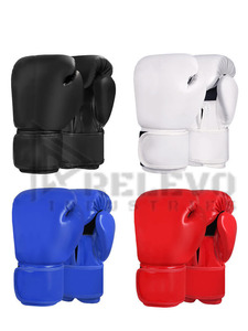 Winning Customized Synthetic Leather Boxing <b>Gloves</b> <b>Moisture</b> Wicking New Arrival White Custom Colors 10oz 12oz 16oz - Product Image 2