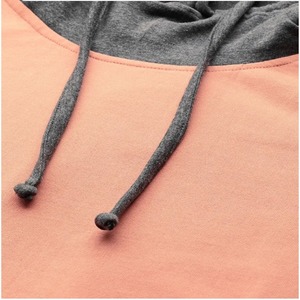 Sudadera con Capucha de Algodón 100% de Alta Calidad, Estilo Oversize, con Estampado de Araña y Cuello de Ganchillo, para Mujer - Product Image 2