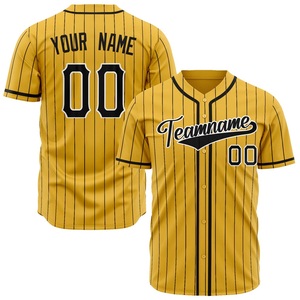 Camiseta de béisbol para hombre, uniforme de equipo profesional, ropa deportiva de poliéster de secado rápido para hombre - Product Image 1