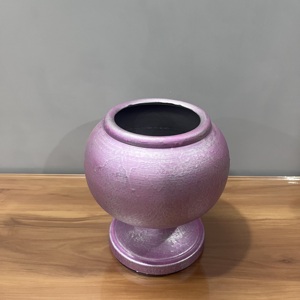 Jarrón de Hierro de Diseño Artesanal para Flores - Decoración de Mesa para el Hogar (FV618) - Product Image 2