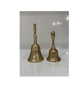 Campana de Mano de Latón para Ceremonia Aarti, Rituales Religiosos, Decoración de Sala de Meditación, Artesanía Clásica, Festival Auspicioso - Product Image 1
