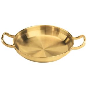 Cooking <b>Pan</b> W/Dual <b>Handles</b> Round No Coating Stainless Steel Henry Foodservice Shandong, China - Product Image 3