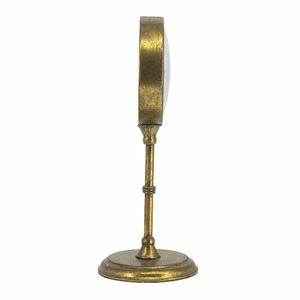 Decorative Gold Finished Analog Mechanical Classic <b>Table</b> <b>Clock</b> Perfect For Bedroom Living Room Study Room And Library Reception - Product Image 6