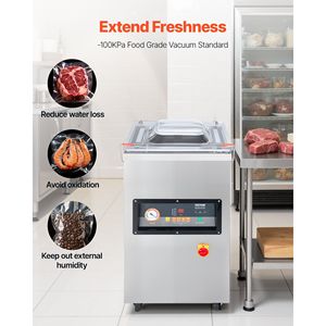 Machine de mise sous vide compacte 900W pour aliments humides, viandes et marinades, machine de mise sous vide à 1 chambre - Product Image 2