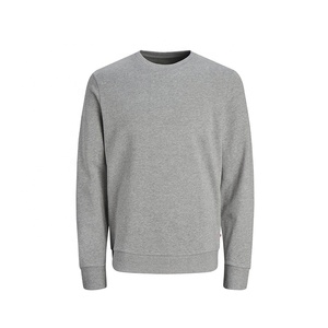 Impression personnalisée motif de broderie logo sweat-shirt unisexe à manches longues et col rond Sweats à capuche et sweatshirts pour hommes - Product Image 3