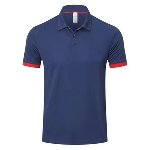 Camisas Polo Personalizadas para Hombre, Paquete Múltiple, Camisas de Golf Casuales Lisas, Manga Corta, Ribete en Contraste, Polos Deportivos - Product Image 4