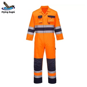 Overoles de Seguridad de Algodón Resistentes, Antiestáticos, Transpirables, Impermeables y Reflectantes, Uniformes de Trabajo Industrial - Product Image 1