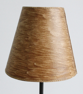 Camelon Exports Modern Table <b>Lamp</b> with Brown Cone-Shaped <b>Paper</b> <b>Shade</b> Warm Light Decorative Desk Lighting - Product Image 2