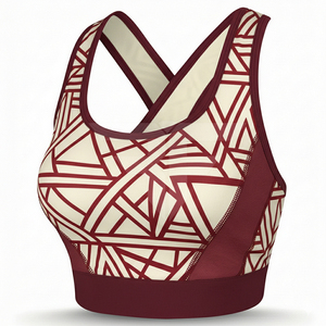 Sujetador deportivo para mujer, top de yoga sencillo, transpirable, de secado rápido, soporte medio, ropa de fitness 100% algodón, antibacteriano - Product Image 2