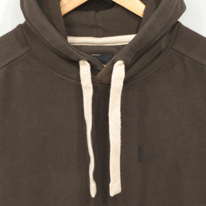 Sweat à capuche pour homme en molleton 100% coton, respirant, coupe classique, avec poche, couleur et broderie de logo personnalisées, respectueux de l'environnement - Product Image 3
