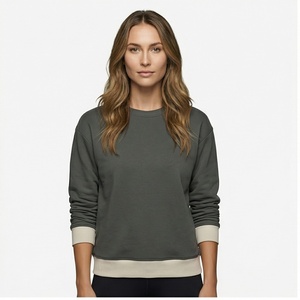 Sudaderas de color sólido para mujer, secado rápido, transpirable, estampado de manga larga, ropa informal de Venta caliente, sudaderas al por mayor - Product Image 1