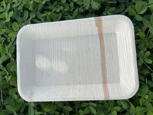 Plato de Hoja de Areca para Barbacoa, Vajilla Biodegradable y Compostable, Venta al por Mayor Directa de Fábrica, Platos de Hoja de Plátano de Vietnam, Cubiertos de Palma - Product Image 3