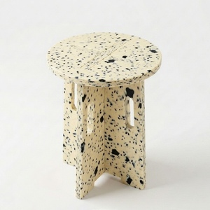 4GoodThings Recycled Plastic Sustainable Stackable Modular Foldable Portable Eco-Friendly Contemporary Modern Home <b>Stool</b> Ottoman - Product Image 1