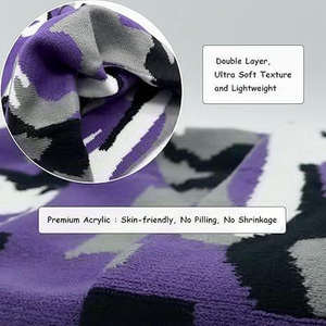 Gorros de Punto Casuales de Invierno - Unisex, 100% Acrílico, con Impresión de Logotipo Personalizado, Venta al por Mayor, Jacquard - Product Image 3