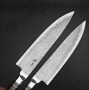 Couteau de chef en acier damas forgé à la main avec manche en bois de Pakka, lame tranchante pour une utilisation quotidienne en cuisine, respectueux de l'environnement - Product Image 2