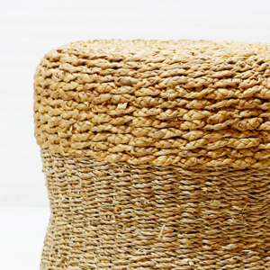Taburete Tejido de Jacinto de Agua y Pasto Marino, Ligero, Personalizado, Muebles para Sala de Estar y Apartamento - Product Image 5