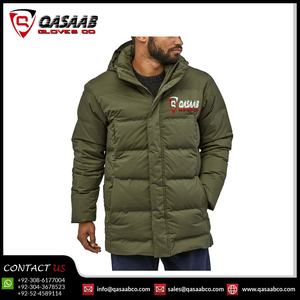 Fashion Breathable Custom Design New-Style Winter Hoodies Men <b>Longed</b> Overcoat Outwear <b>Puffers</b> Bomber-Down <b>Jacket</b> With <b>Hood</b> - Product Image 2