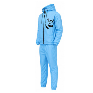 Conjunto de Chaqueta y Pantalones Deportivos Personalizados para Hombre, de Poliéster, Transpirables, para Entrenamiento, Running, Venta al Por Mayor, OEM, Ropa Deportiva - Product Image 4