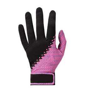 Full Finger Baseball Gloves Right-Handed Non-Slip <b>Hook</b> And Loop Closure Sublimation Print Polyester Adult All Seasons - Product Image 2