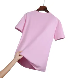 孟加拉国时尚出口定制DTG商标升华印花O领男士T恤