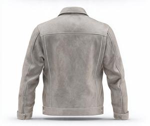 เสื้อแจ็คเก็ตหนังคุณภาพพรีเมียมสำหรับผู้ชาย ดีไซน์หรูหราและเท่มาก - Product Image 6