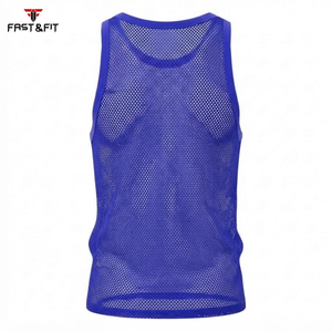 Nouveau débardeur de sport en maille respirant et de haute qualité, sans manches, à séchage rapide, idéal pour la gym et l'entraînement de basketball - Product Image 5
