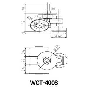Wooil WCT-400 Light Duty Wheel Master 150kg Capacité 8pcs Roulettes - Product Image 1