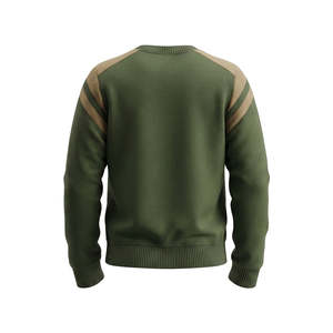 Sudadera Personalizada con Rayas Raglán para Hombre - Corte Cuadrado, 100% Algodón Terry Lavado - Product Image 2