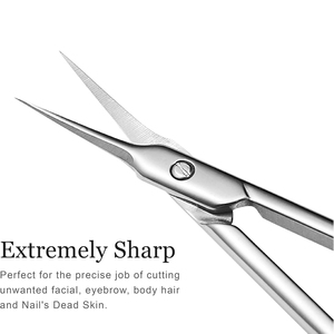 Tijeras para Cutículas de Uñas, Supercut Blades, Punta Puntiaguda, Acero Inoxidable Alemán con Acabado Espejo - Product Image 2