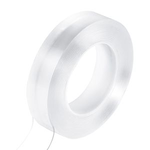 Cinta de Montaje Nano de Doble Cara Resistente de 16 pies (Paquete de 3) - Adhesivo Reutilizable Transparente de PET/EVA - Product Image 4