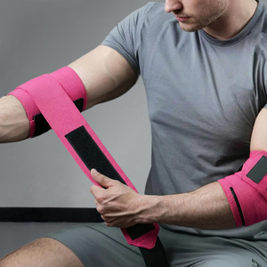 En gros, Bandes de compression respirantes de haute qualité pour genoux et coudes, pour l'entraînement en salle de sport et le fitness, Bandes de soutien pour coudes et genoux - Product Image 2
