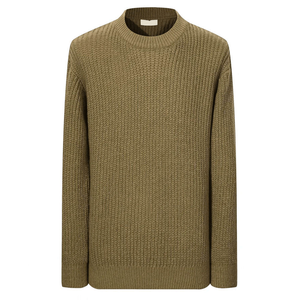 Pull en coton à manches longues pour homme, pull décontracté uni, pull tricoté personnalisé, pull d'hiver pour homme - Product Image 1