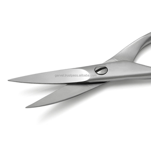Premium Quality German Stainless CE Certified Left Hand Use Strong Nail Cutting <b>Scissors</b> Curved Blade Very Sharp <b>Cuticle</b> <b>Scissor</b> - Product Image 6