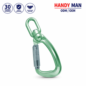 Gancho Giratorio de Triple Bloqueo de Aleación de Aluminio Anodizado CE A304KTL-3 con Resistencia a la Rotura de 28kN - Product Image 1