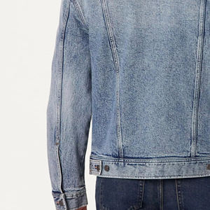 Chaqueta de Mezclilla para Hombre de Alta Calidad con Logotipo Personalizado a Precio de Fábrica, Chaqueta de Mezclilla Transpirable de Marca Privada, Material Resistente - Product Image 5