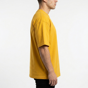 T-shirt respirant pour homme, coupe classique, motif géométrique en strass, manches courtes, col rond, style streetwear, jersey en coton, logo sur le devant - Product Image 2