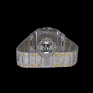 Nuevo Reloj de Lujo con Diamantes de Moissanita 2026, Reloj de Cuarzo de Acero Inoxidable para Hombre, Estilo Hip Hop, Totalmente Cubierto de Diamantes, Reloj de Moda - Product Image 4