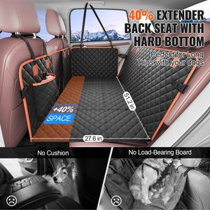 Funda de Asiento de Coche para Perros de Lujo, Impermeable, 600D, 51.2 X 27.6, Material de Algodón Oxford Resistente, para SUV, Incluye Cinturones de Seguridad para Gatos - Product Image 2