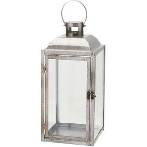 Stylish Metal <b>Lantern</b> With Glass Windows For Indoor Decoration Garden Lighting And Event Display - Product Image 3