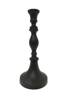 Porte-bougie de table noir de luxe, lanterne en verre, centre de table à prix avantageux - Product Image 2