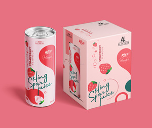 Nhà Máy Việt Nam Nước Giải Khát Tự Nhiên Làm Mới Nước Giải Khát <span class=keywords><strong>250</strong></span> <span class=keywords><strong>Ml</strong></span> Nước Trái Cây Dâu Tây Lấp Lánh Đóng Hộp - Product Image 3